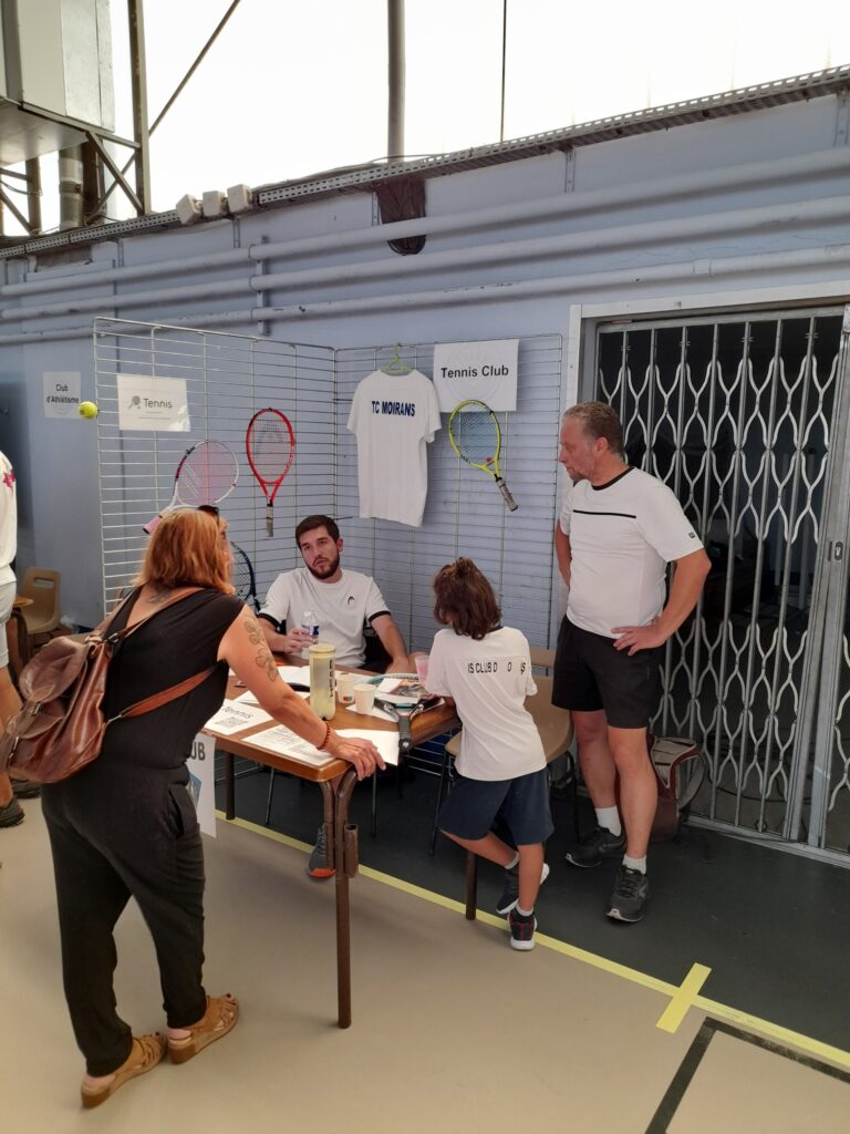 Le Tennis Club de Moirans sera présent au forum des associations de Moirans